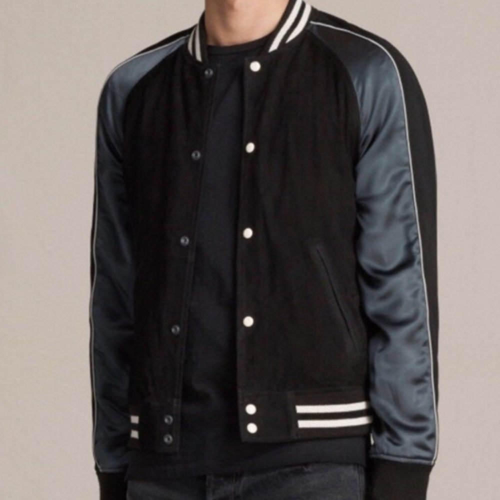 Allsaints Men's Bomber Jacket Size XS